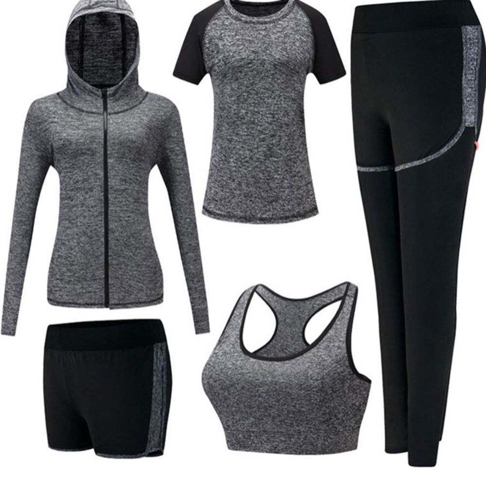 Zetiy Athletic 5pcs Sport Suit